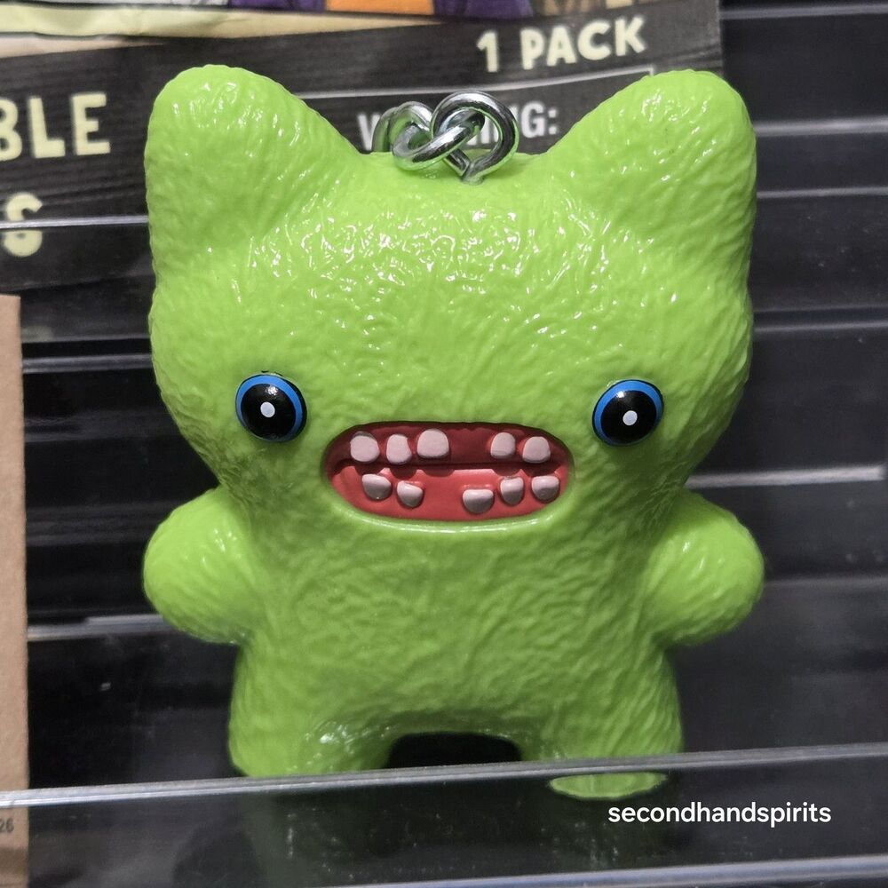 New Fuggler Series 4 Bag Clip Keychain Munch Munch Green Key Charm